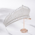 Novo elegante cristal strass feminino Royal Pageant baile de formatura coroa tiaras casamento nupcial coroas